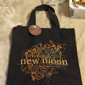 Twilight Saga New Moon Black Canvas Tote